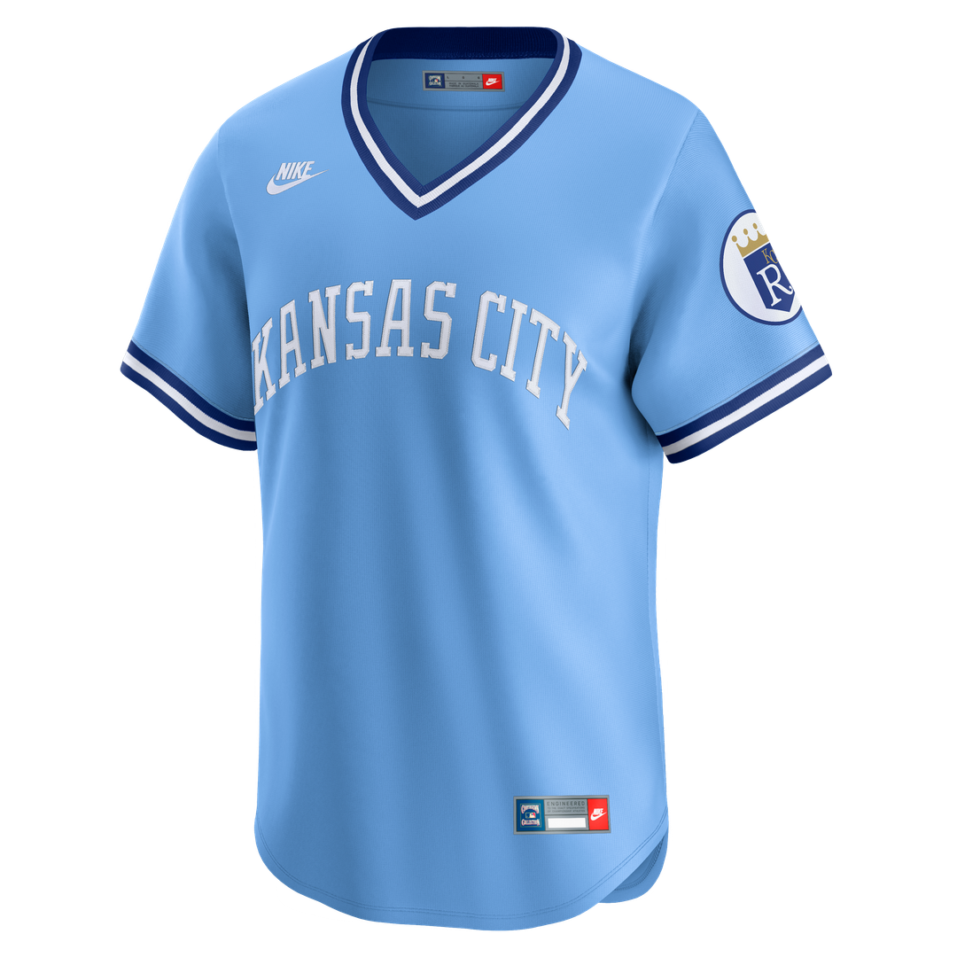 Bo Jackson Kansas City Royals Nike Throwback Cooperstown Collection Limited Jersey - Light Blue