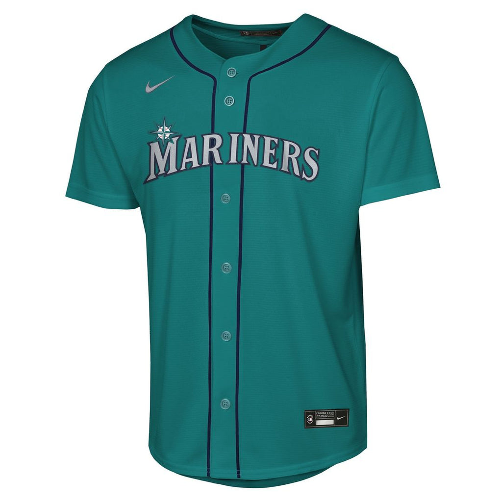 Cal Raleigh Seattle Mariners Nike Youth Alternate Replica Jersey - Teal