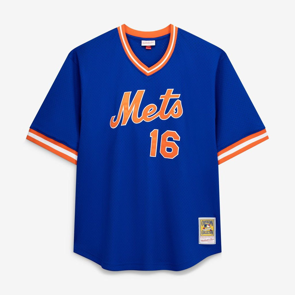 Dwight Gooden New York Mets Profile Big & Tall Cooperstown Collection Mesh Batting Practice Jersey - Royal