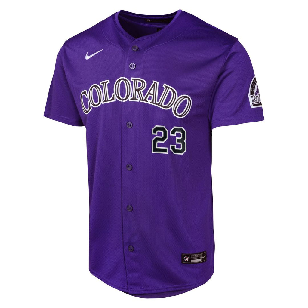 Kris Bryant Colorado Rockies Nike Youth Alternate Limited Player Jersey - Purple