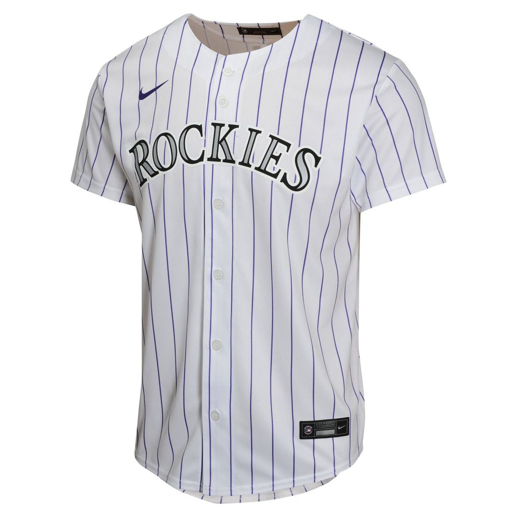 Charlie Blackmon Colorado Rockies Nike Youth Home Game Player Jersey - White
