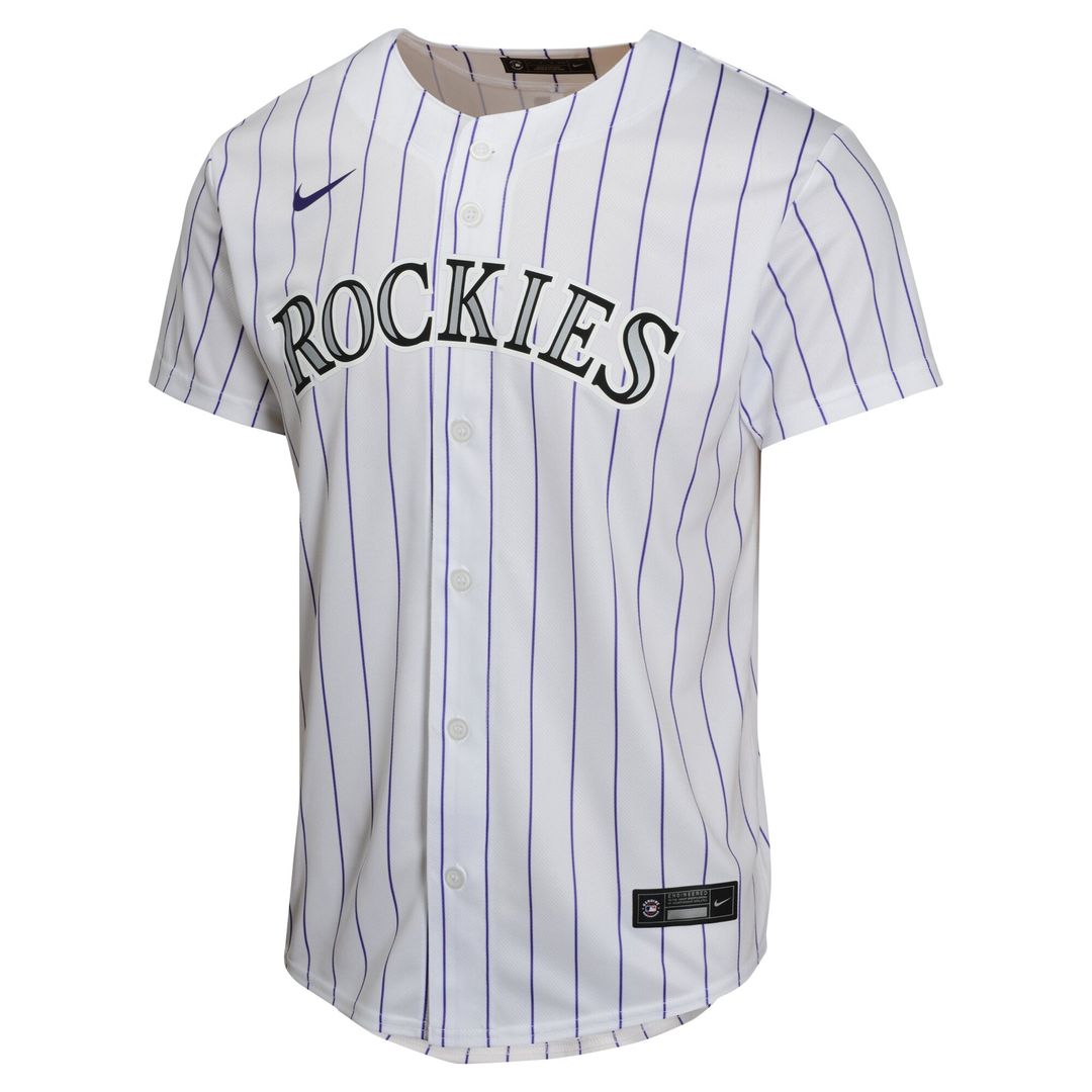 Charlie Blackmon Colorado Rockies Nike Youth Home Game Player Jersey - White