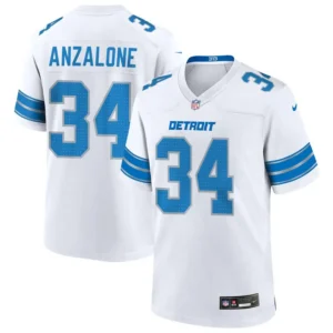 Alex Anzalone Jersey White