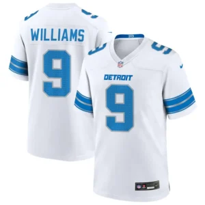 Jameson Williams Jersey White