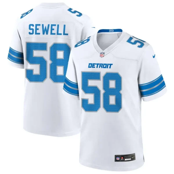 Penei Sewell Jersey White